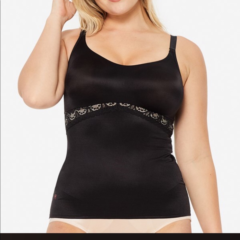 NWT Ruby Ribbon Lace Full Support Cami Size 34